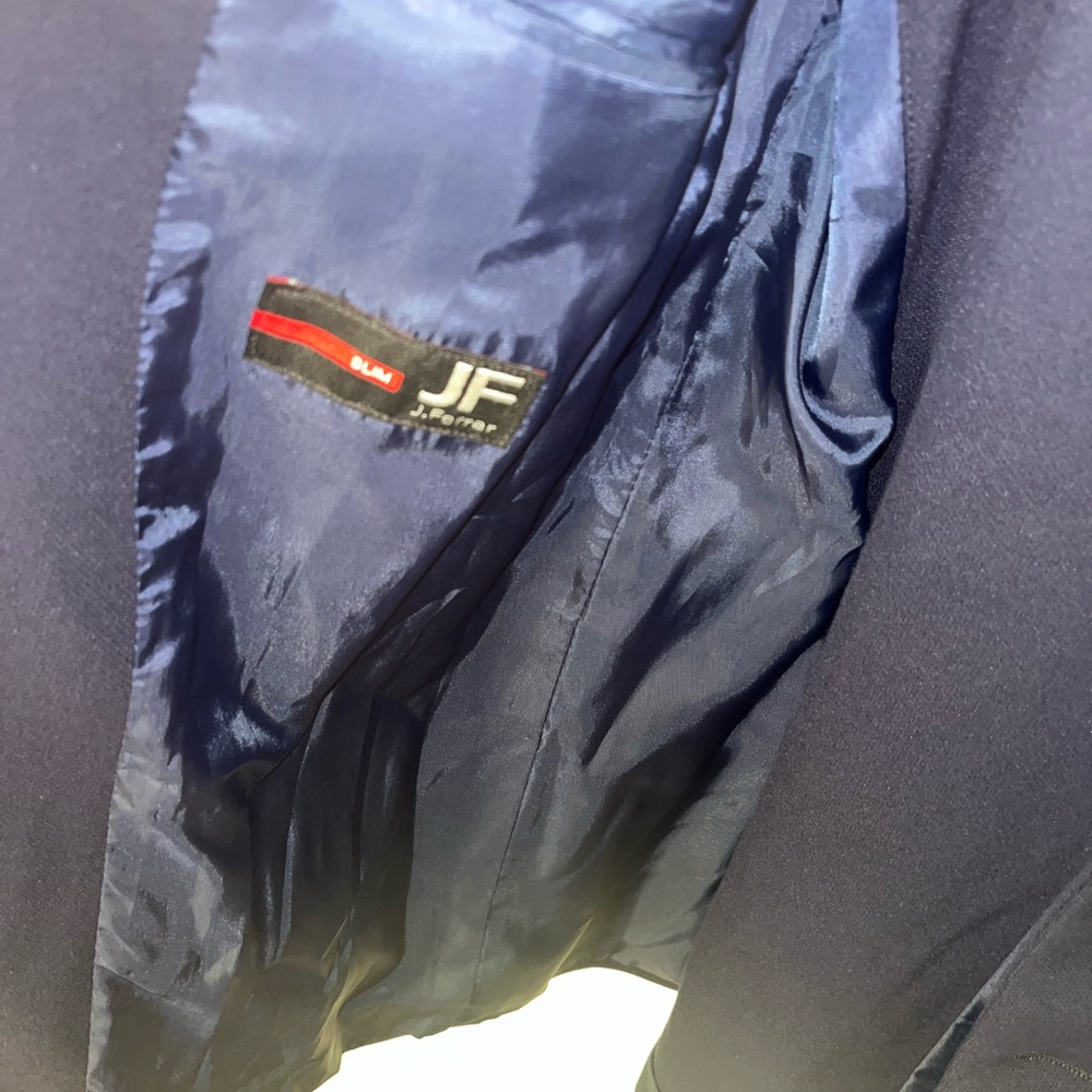 J. Ferrar Mens Knit Stretch Fabric Slim Fit Sport Coat J. Ferrar 38/40 Short NWT - Picture 7 of 10